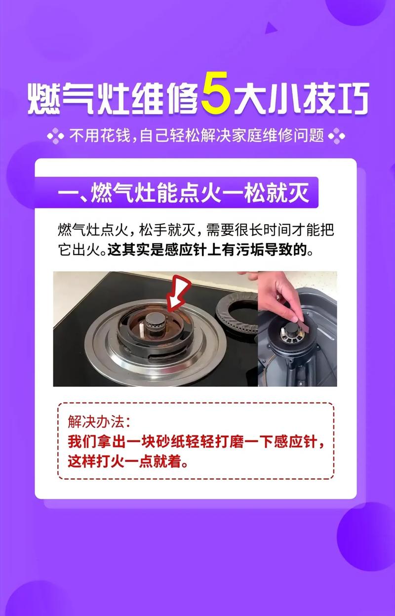 燃气灶故障维修图集