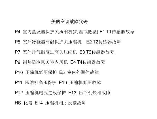 美的空气能故障代码p5怎么处理