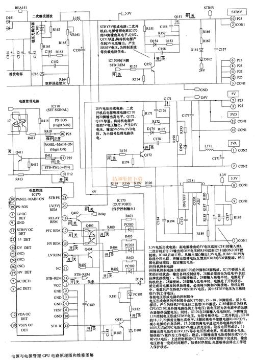 松下等离子电视机电源故障