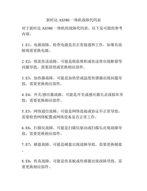 新力抽油烟机故障代码表
