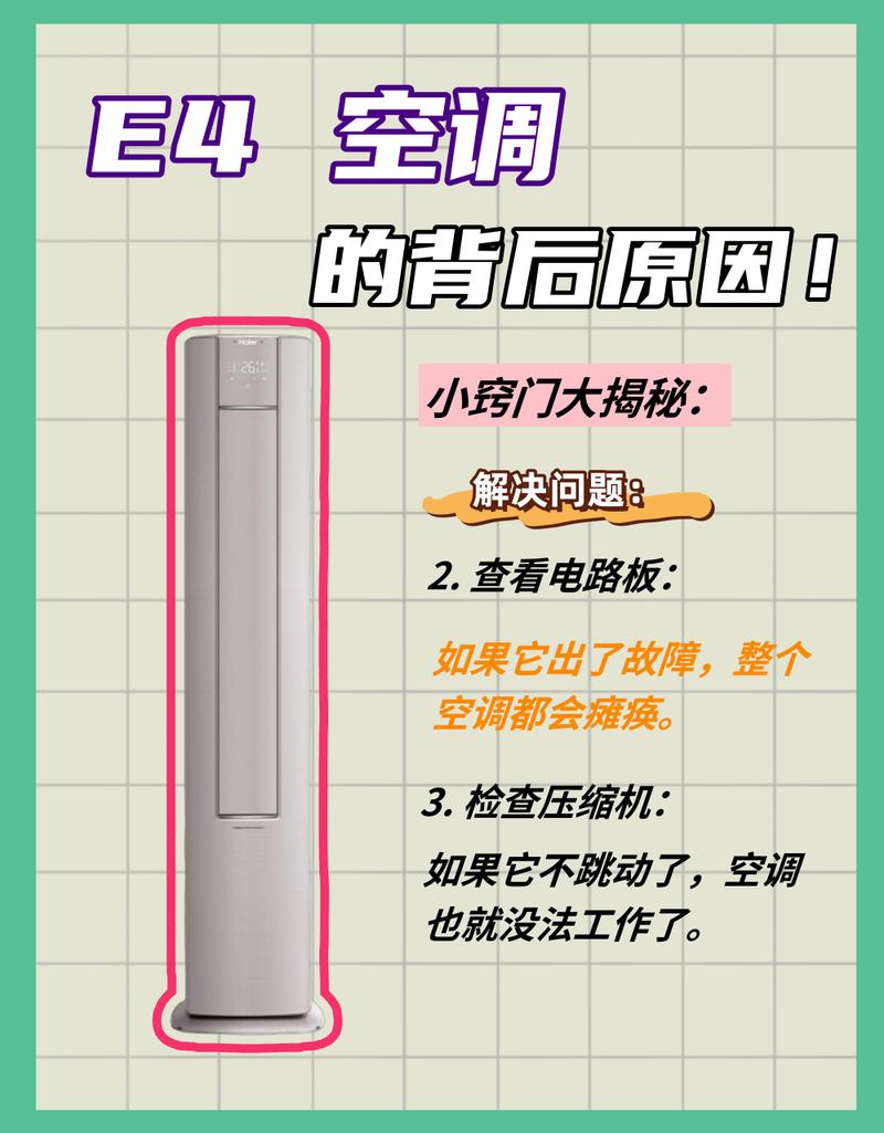 美的空调屏幕显示e4是什么故障