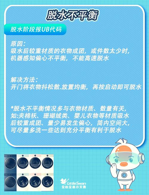 洗衣机故障码unb什么意思