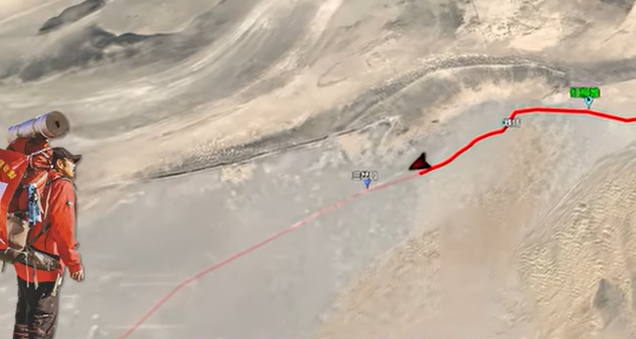 徒步大神雷殿生，31天徒步1100公里穿越罗布泊